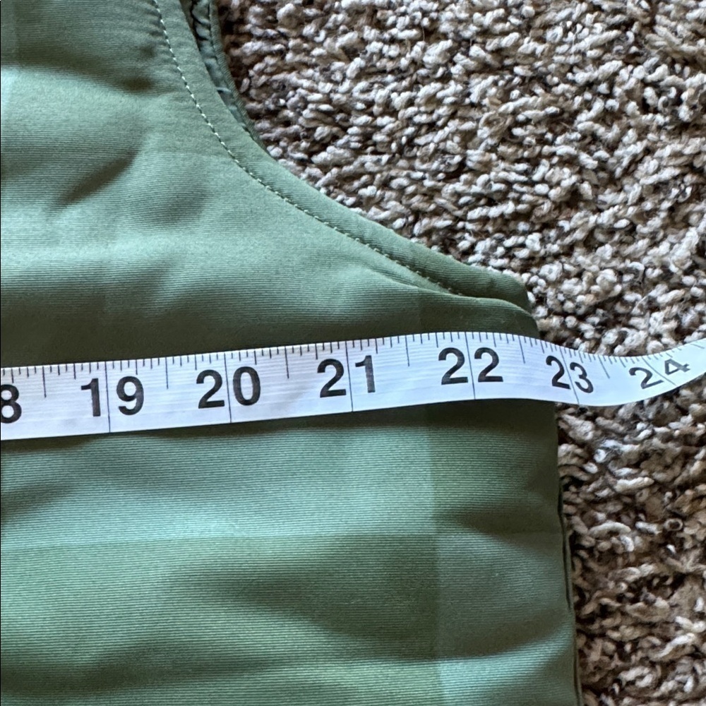 HUF Men’s NWOT Pleasures Midland Olive Green Checkered Streetwear Quilted Vest - Picture 7 of 13